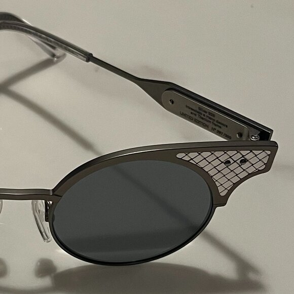 Bottega Veneta Limited Edition Sterling Silver Sunglasses  297 of 300 main image 5